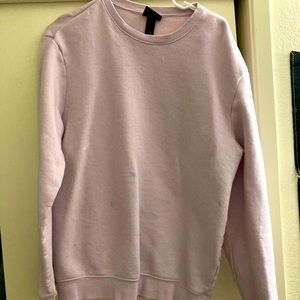 H&M Light Pink Sweater.